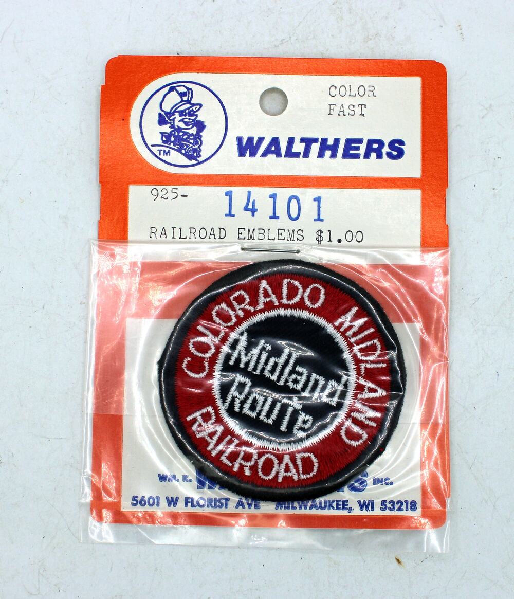 NOS Walthers Colorado Midland Route Railroad Patch